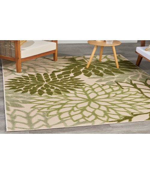 Nourison Aloha Ivory Green ALH05 5 ft. 3 in. X 7 ft. 5 in. Rectangle Rug