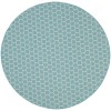 Nourison Twist Reversible Aqua TWS01 8 ft. X Round Rug