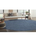 Nourison Practical Solutions Navy Blue PSL01 8 ft. Round Rug