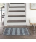 Nourison Asilah Area Rug ASI02 Light/Blue/Charcoal 2'3" x 4'5"