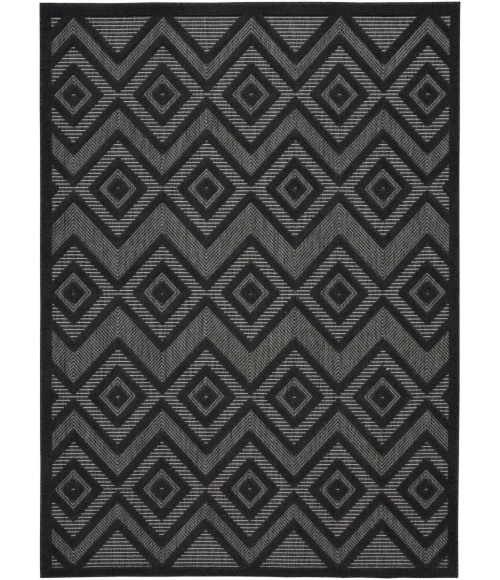 Nourison Versatile Area Rug NRV01 Charcoal/Black