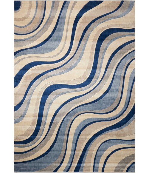 Nourison Somerset Area Rug ST81-Ivory/Blue