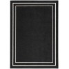 Nourison Essentials - Nre02 Black Ivory Area Rug 6 ft. X 9 ft. Rectangle