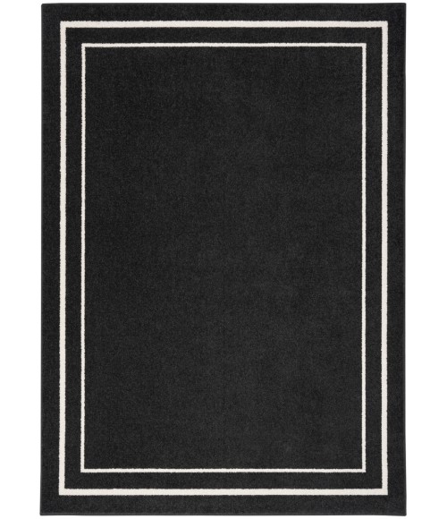 Nourison Nourison Essentials Area Rug NRE02 Black Ivory