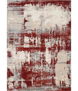 Nourison Maxell - Mae14 Ivory Red Area Rug 5 ft. 3 X 7 ft. 3 Rectangle