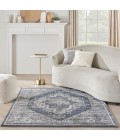 Kathy Ireland American Manor Area Rug AMR02 Blue 5'3" x 7'3"