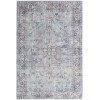 Nicole Curtis Nicolecurtis Series1 - Sr104 Light Grey Blue Area Rug 7 ft. 10 in. X 9 ft. 10 in. Rectangle