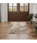 Nourison Silk Shadows Beige Silver SHA24 4 ft. X 6 ft. Rect. Rug