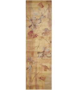 Nourison Somerset - St18 Beige Area Rug 2 ft. 3 X 8 ft. Rectangle