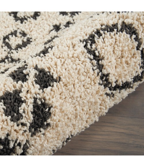 Nourison Moroccan Shag Area Rug MRS02-Cream