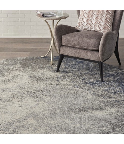 Nourison Passion Round Area Rug PSN10-Charcoal/Ivory