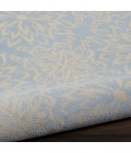 Nourison Jubilant Round Area Rug JUB06-Ivory/Light Blue