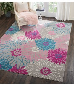 Nourison Passion - Psn17 Grey Area Rug 8 ft. X 10 ft. Rectangle