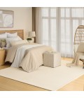 DKNY Pure Angles Ivory ANG01 8 ft. X 10 ft. Rect. Rug