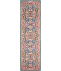 Nourison Passion Area Rug PSN20 Teal Multi 2'2" x 10'