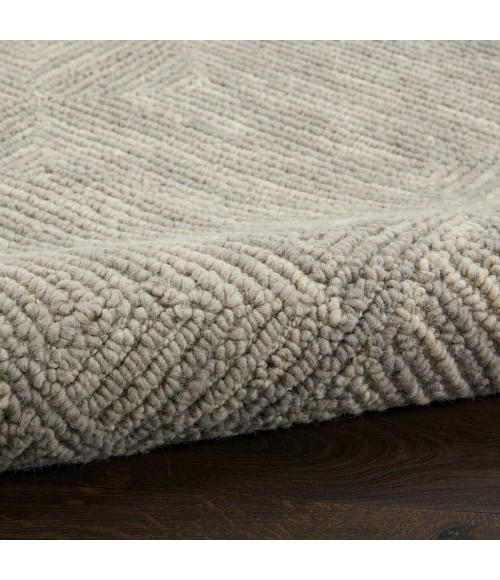 Nourison Vail Grey VAI04 7 ft. 9 in. X 9 ft. 9 in. Rect. Rug