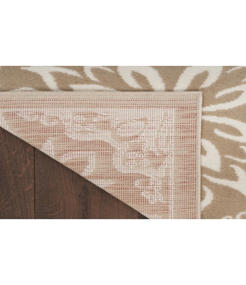 Nourison Jubilant Taupe JUB06 3 ft. X 5 ft. Rectangle Rug