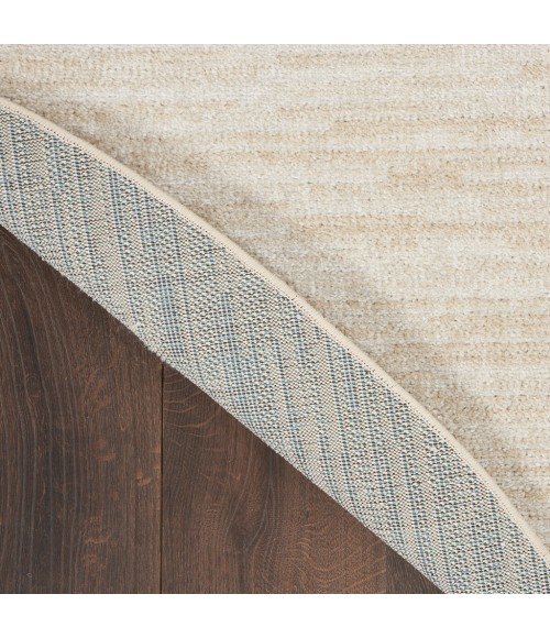 Nourison Essentials Ivory Beige Area Rug NRE01-Ivory Beige
