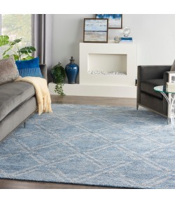 Nourison Venosa - Vsn01 Blue Ivory Area Rug 8 ft. 3 ft. X 11 ft. 6 Rectangle