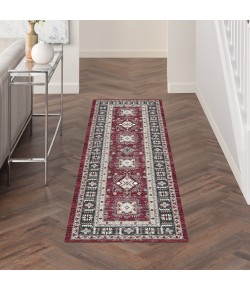 Nourison Fulton - Ful03 Red Area Rug 2 ft. 3 in. X 7 ft. 6 in. Runner