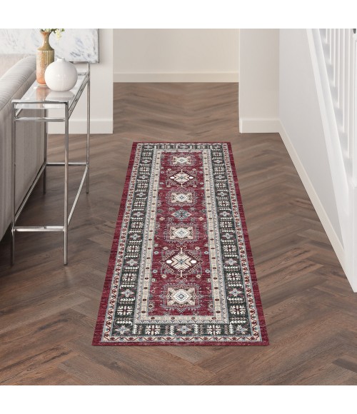 Nourison Fulton Area Rug Nourison Fulton Area Rug FUL03 Red