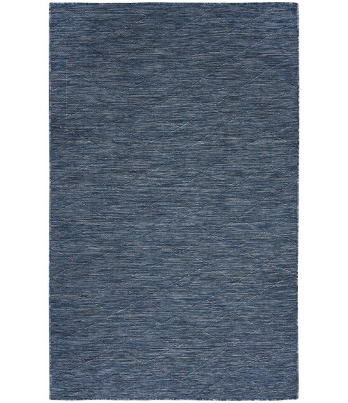 Nourison Washable Solutions Navy Blue WSL01 7 ft. X 10 ft. Rect. Rug