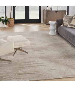 Michael Amini Nourison Ma30 Star - Smr02 Taupe Ivory Area Rug 9 ft. 9 in. X 13 ft. 9 in. Rectangle