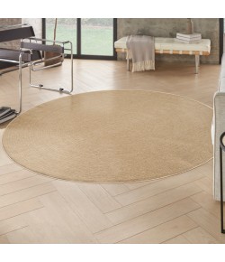 Nourison Tulum Taupe Ivory TLM04 8 ft. X Round Rug