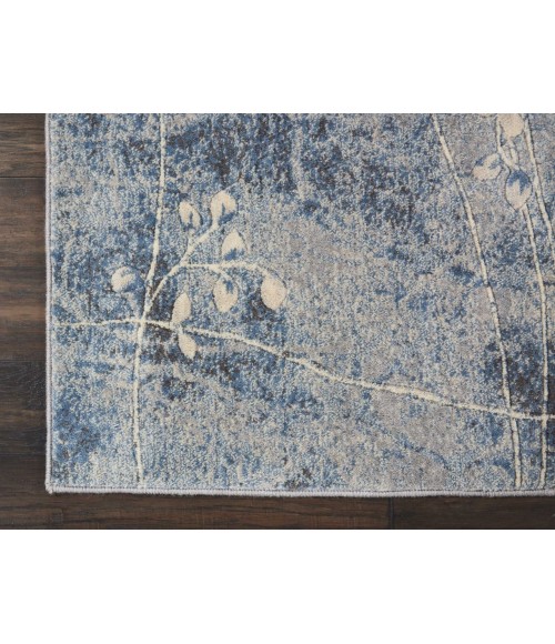 Nourison SOMERSET Area Rug Nourison Somerset Area Rug ST74-Silver/Blue