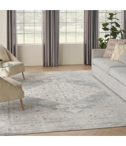 Nourison Astra Washables - Asw11 Light Blue Area Rug 9 ft. X 12 ft. Rectangle
