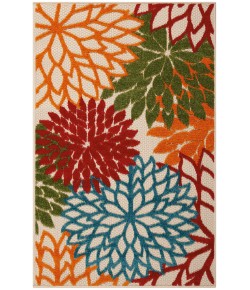 Nourison Aloha - Alh05 Green Area Rug 3 ft. X 5 ft. Rectangle