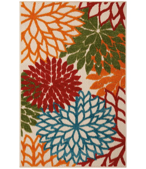 Nourison Aloha Area Rug ALH05 Green 3' x 5'