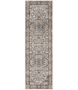 Nourison Quarry 2ft. 2in. x 7ft. 6in. Ivory Grey Farmhouse Indoor Rug