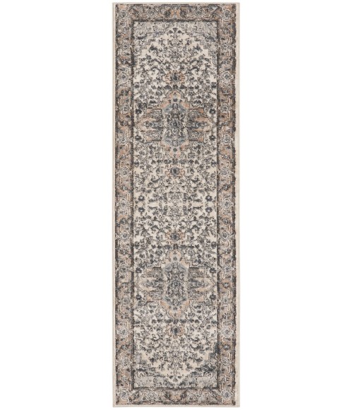Nourison Quarry Ivory Grey QUA05 8 ft. Rect. Rug