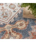 Nourison Astra Machine Washable Area Rug ASW11 Denim Multi