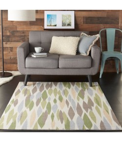 Nourison Wav01/Sun & Shade - Snd01 Violet Area Rug 4 ft. 3 X 6 ft. 3 Rectangle