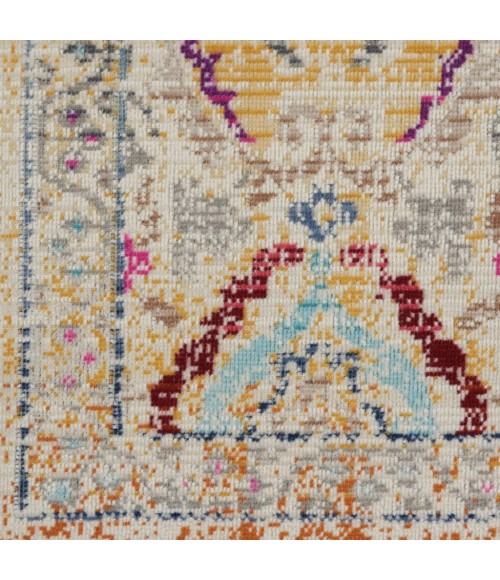 Nourison VINTAGE KASHAN Area Rug Nourison Vintage Kashan Area Rug VKA04-Ivory/Multicolor