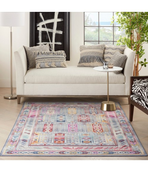 Nourison VINTAGE KASHAN Area Rug Nourison Vintage Kashan Area Rug VKA06-Grey/Multi