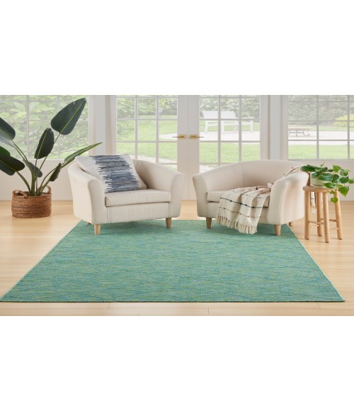 Nourison Practical Solutions Blue Green PSL01 7 ft. X 10 ft. Rectangle Rug