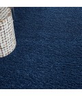 Nourison Shangri-La Area Rug SHI01 Navy 8' x 10'