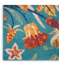 Nourison ALLUR Area Rug Nourison Allur Area Rug ALR09-Turquoise Multicolor
