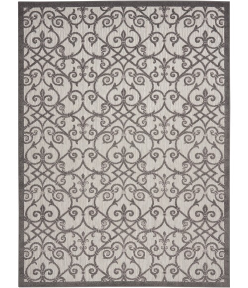 Nourison Aloha Area Rug ALH21-Grey/Charcoal