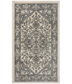 Nourison Quarry Ivory Blue QUA05 2 ft. X 4 ft. Rect. Rug