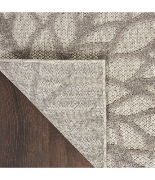 Nourison Aloha Area Rug ALH05 Silver Grey 5'3" x 7'5"