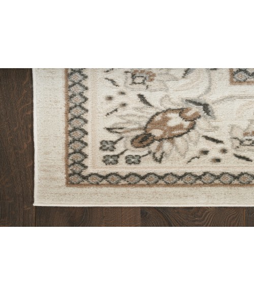 Nourison Serenity Home Ivory Mocha SRH02 2 ft. 2 in. X 7 ft. 6 in. Rectangle Rug