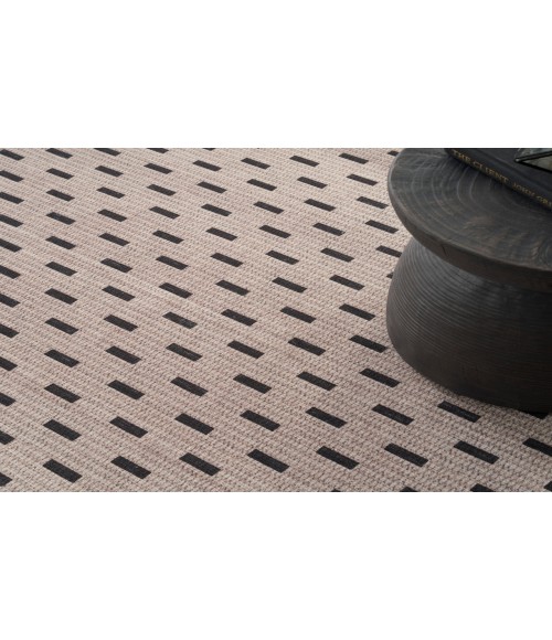 Nourison Nourison Washables Cream Black Rug NWB12 8 ft. X 10 ft. Rectangle - Rugs Town Nourison Nourison Washables Cream Black NWB12 8 ft. X 10 ft. Rectangle Rug