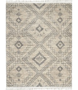 Nourison Home Oslo Shag OSL02 Ivory/Grey 7 ft. 10 in. X 10 ft. 6 in. Area Rug