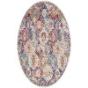 Nourison Grafix Blue Multicolor GRF31 5 ft. 3 in. Round Rug