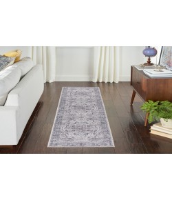 Nicole Curtis Machine Washable Series 1 Ivory Beige SR101 2 ft. X 6 ft. Rectangle Rug