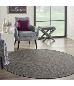 Nourison Positano - Pos01 Charcoal Area Rug 6 ft. X 6 ft. Round